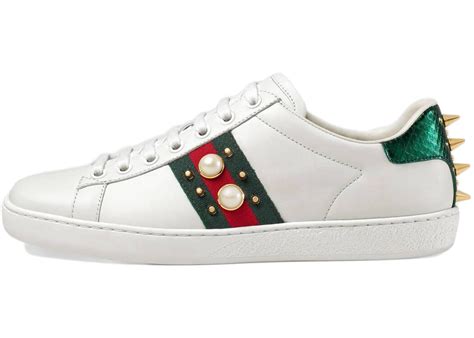 gucci ace studded sneakers|gucci ace high top sneakers.